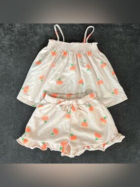 Zara Girls 2 Piece Floral Summer Set Size 4